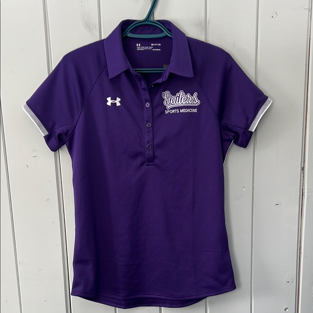 Under Armour Loose Fit Polo Shirt Bishop’s University Gaiters Women’s Small